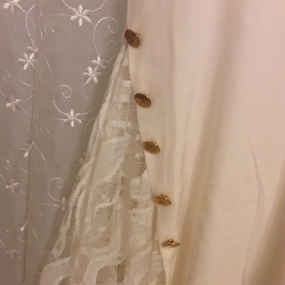 FLAWED [Prabal Gurung] Crossover Lace Insert Skirt - Picture 5 of 11